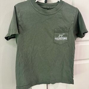 Fieldstone Short Sleeve Pocket Tee — Olive Green